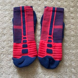 Nike Elite Socks (Red and Navy)